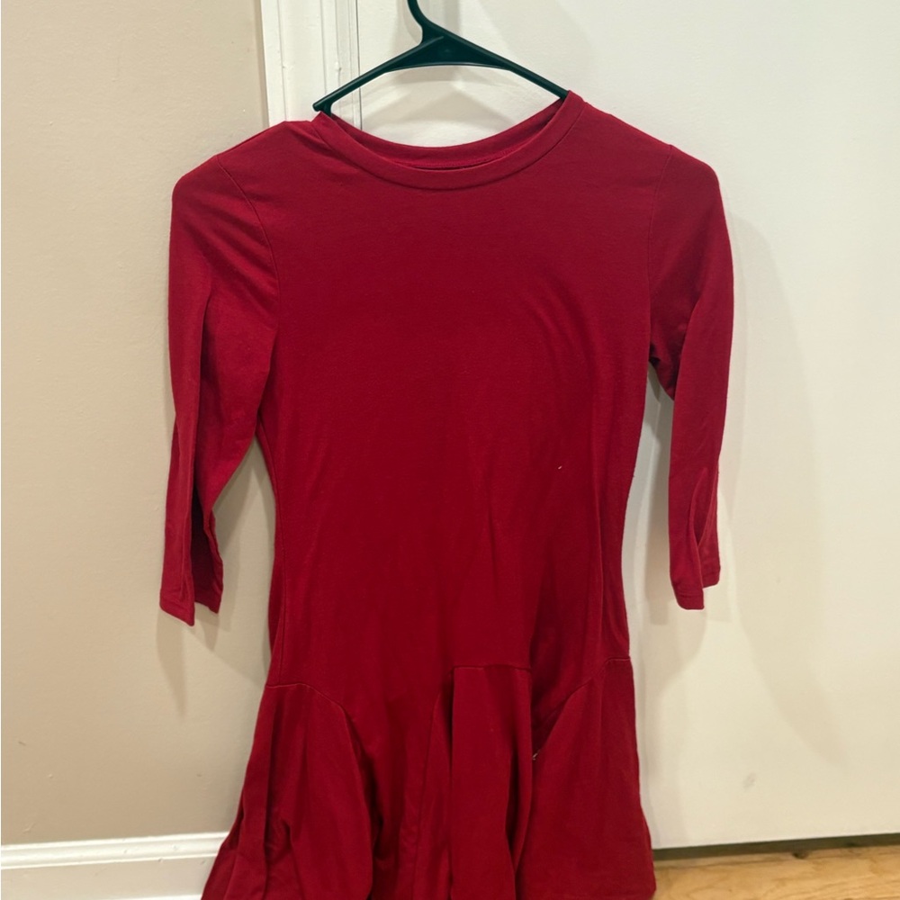 Wonder Nation Vibrant Red Kids Dress